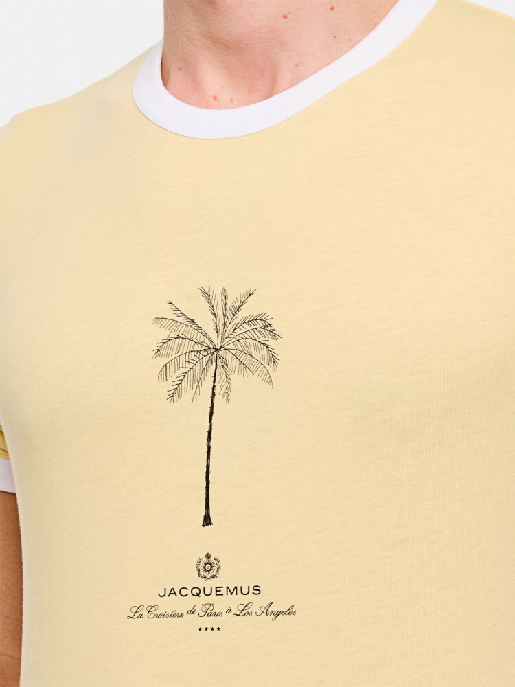 해외] 자크뮈스 남성 티셔츠 255JS2812463 1IZ 옐로우 /6