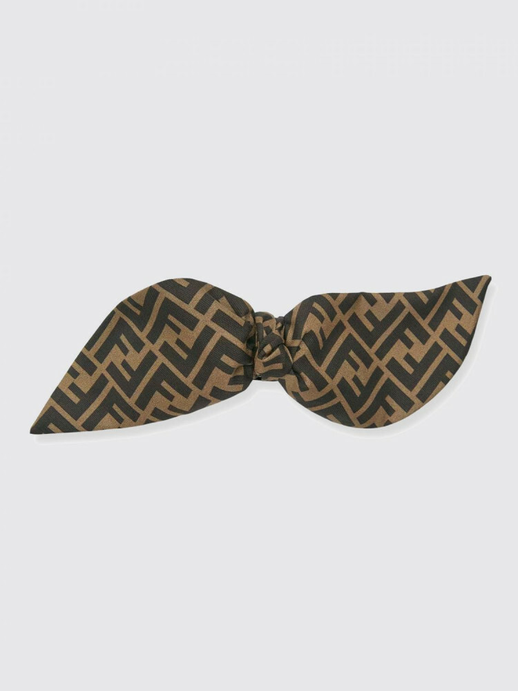 ヘアアクセサリー FENDI Woman Hair accessory Brown FXT287AARH F0QE1 Hair Band Fabric Brown | Fendi